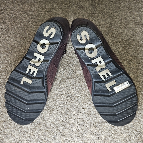 Sorel Lexie Wedge Booties size 8.5 Brown/Deep Maroon - Picture 6 of 6